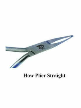 TDI ORTHODONTIC HOE PLIER STRAIGHT TC