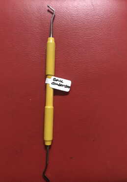 Tdi Hand Instrument BALL BURNISHER+CONDENSOR(COLOUR HANDLE)